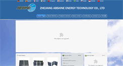 Desktop Screenshot of abshine.com